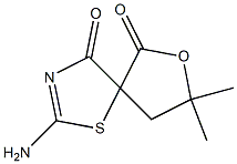 7-Oxa-1-thia-3-azaspiro[4.4]non-2-ene-4,6-dione,2-amino-8,8-dimethyl-(9CI) Struktur