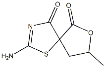 7-Oxa-1-thia-3-azaspiro[4.4]non-2-ene-4,6-dione,2-amino-8-methyl-(9CI) Structure