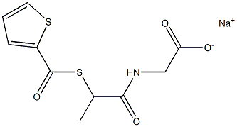 Stepronin sodium salt Structure