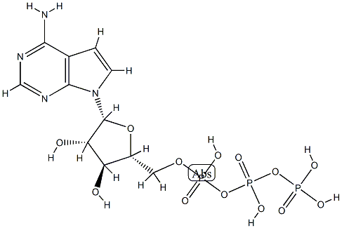 ara-tubercidin 5'-triphosphate 化学構造式