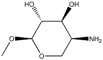 alpha-L-Arabinopyranoside,methyl4-amino-4-deoxy-(9CI) 结构式
