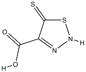 1,2,3-Thiadiazole-4-carboxylicacid,5-mercapto-(9CI) 化学構造式