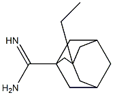 Tricyclo[3.3.1.13,7]decane-1-carboximidamide, 3-ethyl- (9CI) Structure