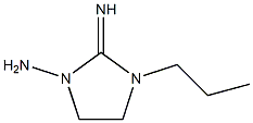 1-이미다졸리딘아민,2-이미노-3-프로필-(9CI)