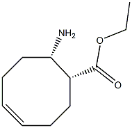 4-Cyclooctene-1-carboxylicacid,8-amino-,ethylester,(1R,8S)-rel-(9CI) Structure