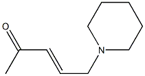 3-Penten-2-one,5-(1-piperidinyl)-(9CI) Struktur