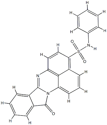 12-oxo-N-phenyl-12H-phthaloperine-4-sulphonamide Structure