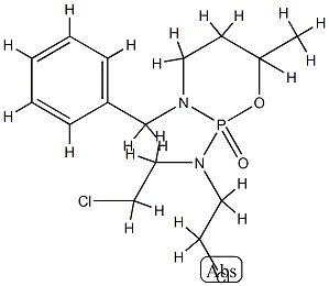 3-benzyl-N,N-bis(2-chloroethyl)-6-methyl-2-oxo-1-oxa-3-aza-2$l^{5}-pho sphacyclohexan-2-amine,78219-92-8,结构式