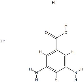 Benzoic  acid,  3,5-diamino-,  conjugate  diacid  (9CI) 结构式