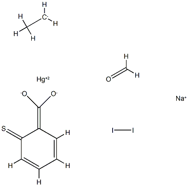 merthiolate-iodine-formalin fixative 化学構造式
