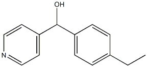4-Pyridinemethanol,alpha-(4-ethylphenyl)-(9CI) Struktur