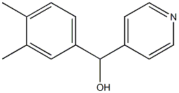 4-Pyridinemethanol,alpha-(3,4-dimethylphenyl)-(9CI) 化学構造式