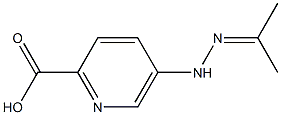 2-Pyridinecarboxylicacid,5-[(1-methylethylidene)hydrazino]-(9CI)|