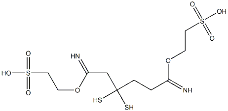 diisethionyl-3,3'-dithiobispropionimidate,78303-20-5,结构式