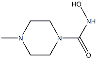 1-Piperazinecarboxamide,N-hydroxy-4-methyl-(9CI) 化学構造式