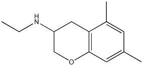 2H-1-Benzopyran-3-amine,N-ethyl-3,4-dihydro-5,7-dimethyl-(9CI)|