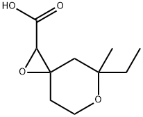 1,6-Dioxaspiro[2.5]octane-2-carboxylicacid,5-ethyl-5-methyl-(9CI) 化学構造式