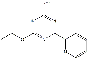 1,3,5-Triazin-2-amine,4-ethoxy-1,6-dihydro-6-(2-pyridinyl)-(9CI) Structure