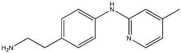 2-Pyridinamine,N-[4-(2-aminoethyl)phenyl]-4-methyl-(9CI),783287-98-9,结构式