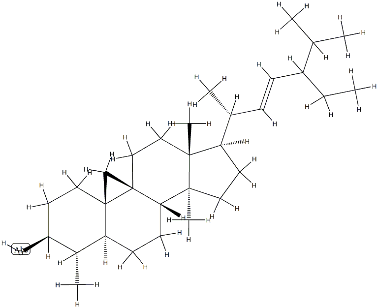 78330-50-4 (22E,24ξ)-4α,14α-Dimethyl-9β,19-cyclo-5α-stigmast-22-en-3β-ol