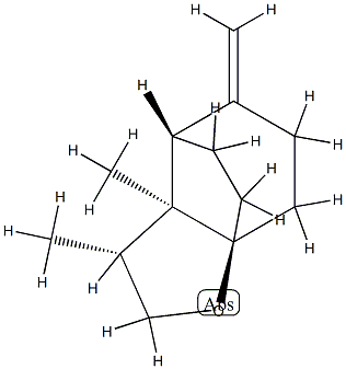 2H-4,7a-Ethanobenzofuran,hexahydro-3,3a-dimethyl-5-methylene-,(3R,3aR,4S,7aS)-rel-(9CI) Struktur