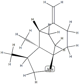 2H-4,7a-Ethanobenzofuran,hexahydro-3,3a-dimethyl-5-methylene-,(3R,3aS,4R,7aR)-rel-(9CI) 结构式