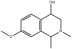 4-Isoquinolinol,1,2,3,4-tetrahydro-7-methoxy-1,2-dimethyl-(9CI) Structure