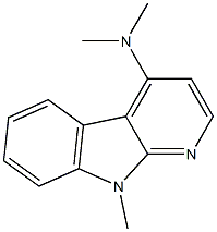 9H-Pyrido[2,3-b]indol-4-amine,N,N,9-trimethyl-(9CI) Struktur