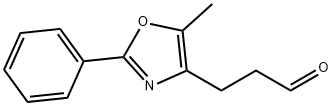4-Oxazolepropanal,5-methyl-2-phenyl-(9CI) Struktur