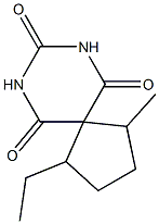 7,9-Diazaspiro[4.5]decane-6,8,10-trione,1-ethyl-4-methyl-(5CI),784169-38-6,结构式