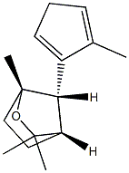 2-Oxabicyclo[2.2.1]heptane,1,3,3-trimethyl-7-(5-methyl-1,4-cyclopentadien-1-yl)-,(1R,4S,7S)-rel-(9CI) Struktur