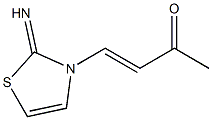 3-Buten-2-one,4-(2-imino-3(2H)-thiazolyl)-(9CI) Structure