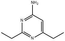 4-Pyrimidinamine,2,6-diethyl-(9CI) Struktur