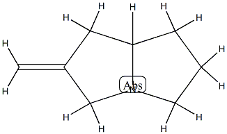 1H-Pyrrolizine,hexahydro-2-methylene-(9CI) Structure