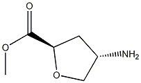 D-erythro-Pentonic acid, 4-amino-2,5-anhydro-3,4-dideoxy-, methyl ester (9CI) 结构式