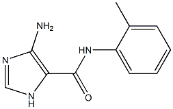 1H-Imidazole-4-carboxamide,5-amino-N-(2-methylphenyl)-(9CI) 结构式