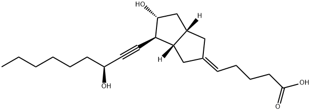 13,14-didehydro-20-methylcarboprostacyclin Struktur