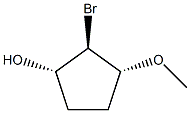 Cyclopentanol, 2-bromo-3-methoxy-, (1-alpha-,2-ba-,3-alpha-)- (9CI) Structure