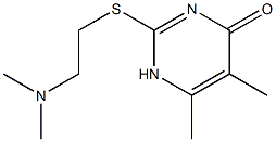 4(1H)-Pyrimidinone,2-[[2-(dimethylamino)ethyl]thio]-5,6-dimethyl-(9CI) Structure