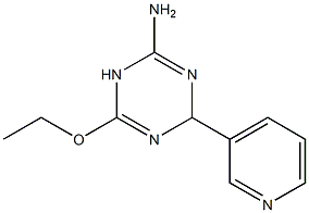 1,3,5-Triazin-2-amine,4-ethoxy-1,6-dihydro-6-(3-pyridinyl)-(9CI) 结构式