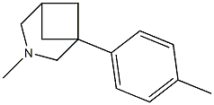 3-Azabicyclo[3.1.1]heptane,3-methyl-1-(4-methylphenyl)-(9CI) Structure