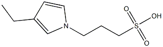 1H-Pyrrole-1-propanesulfonicacid,3-ethyl-(9CI) Structure