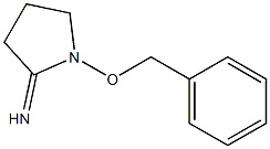 2-Pyrrolidinimine,1-(phenylmethoxy)-(9CI) Structure