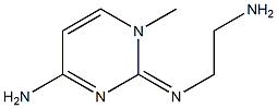 1,2-Ethanediamine,N-(4-amino-1-methyl-2(1H)-pyrimidinylidene)-(9CI) 结构式