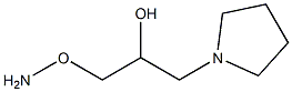 1-Pyrrolidineethanol,alpha-[(aminooxy)methyl]-(9CI) Structure