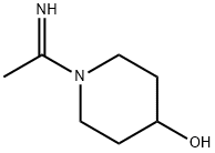 4-Piperidinol,1-(1-iminoethyl)-(9CI) Structure