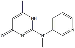 4(1H)-Pyrimidinone,6-methyl-2-[(3-pyridinylmethyl)amino]-(9CI) Struktur