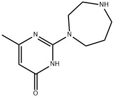 4(1H)-Pyrimidinone,2-(hexahydro-1H-1,4-diazepin-1-yl)-6-methyl-(9CI) Struktur