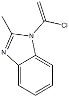 1H-Benzimidazole,1-(1-chloroethenyl)-2-methyl-(9CI) 结构式