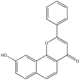 9-hydroxy-alpha-naphthoflavone Structure